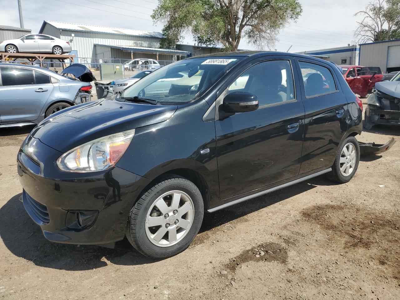 2015 Mitsubishi Mirage Es للبيع في Albuquerque، NM - Rear End