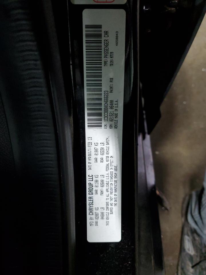 2013 Chrysler 200 Touring VIN: 1C3CCBBB0DN666223 Lot: 57229555