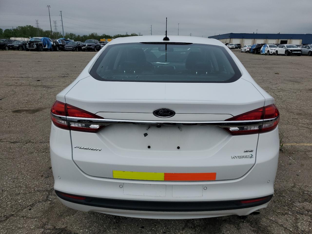 2017 Ford Fusion Se Hybrid VIN: 3FA6P0LUXHR400718 Lot: 54024485