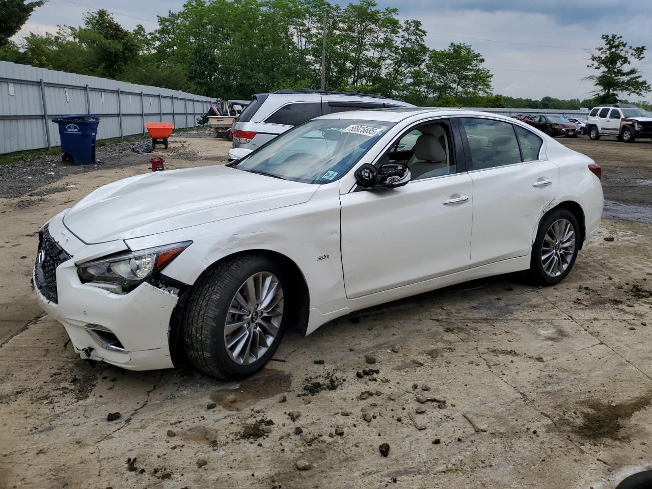 2020 Infiniti Q50 Pure de vânzare în Windsor, NJ - Front End