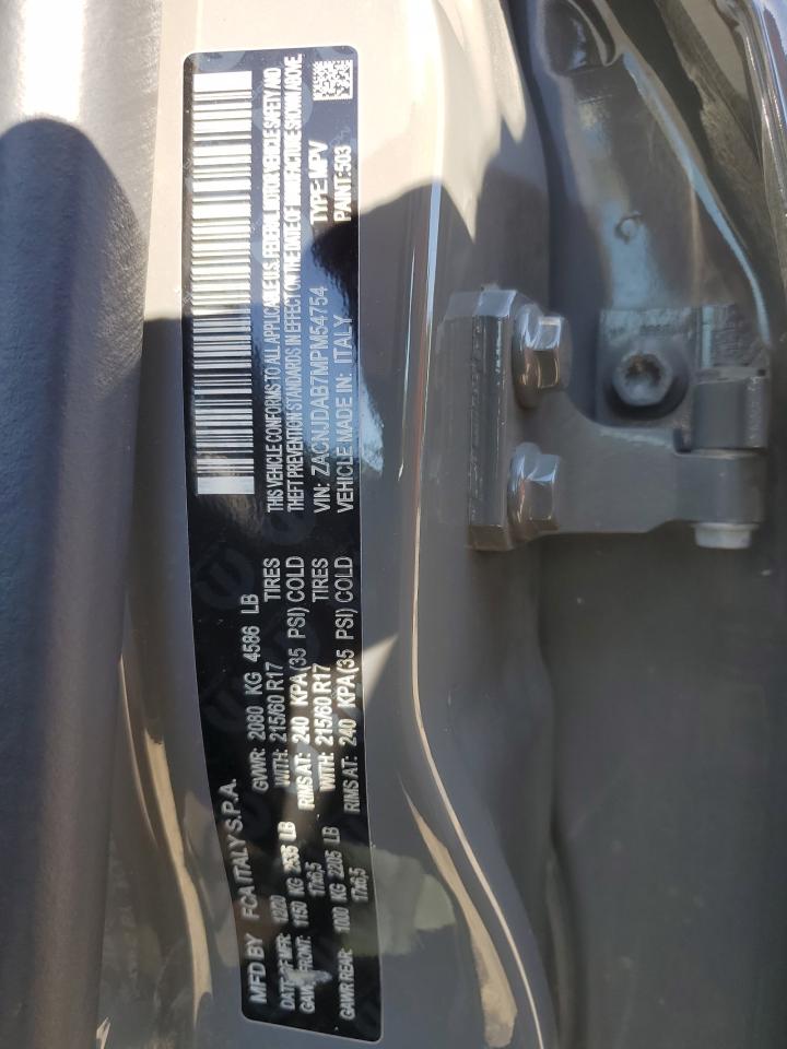 2021 Jeep Renegade Sport VIN: ZACNJDAB7MPM54754 Lot: 56546115