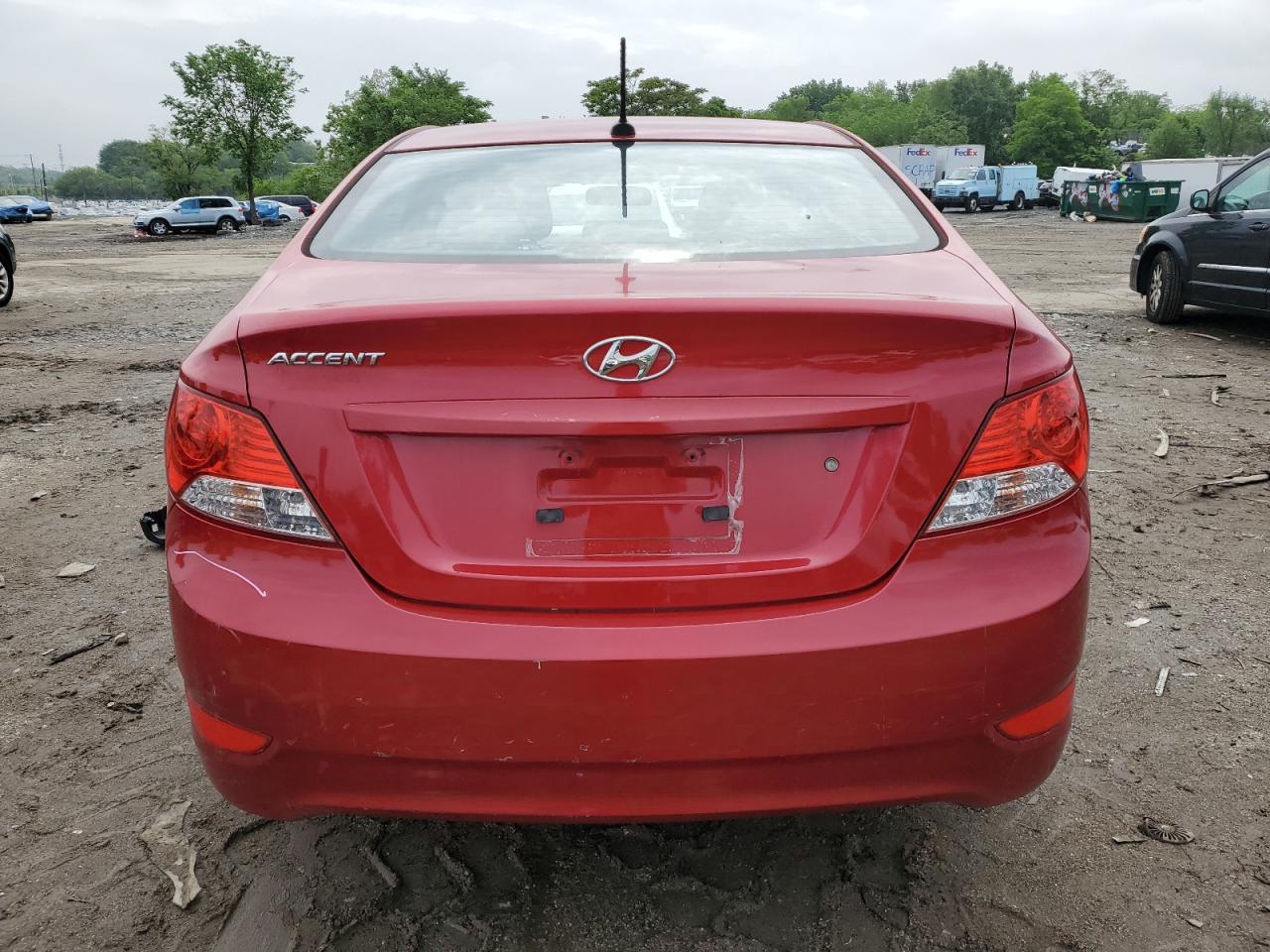 2013 Hyundai Accent Gls VIN: KMHCU4AE1DU435770 Lot: 57051965