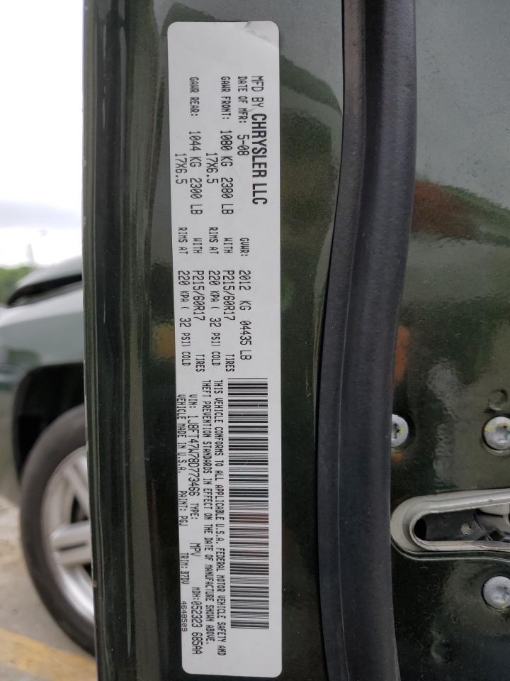 2008 Jeep Compass Sport VIN: 1J8FT47W78D773466 Lot: 58710345