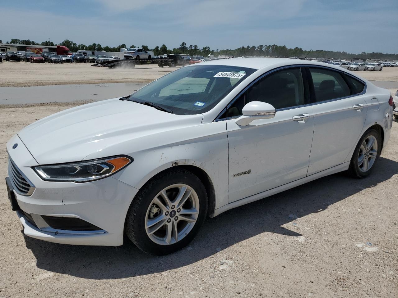 2018 Ford Fusion Se Hybrid VIN: 3FA6P0LU9JR178470 Lot: 54043675