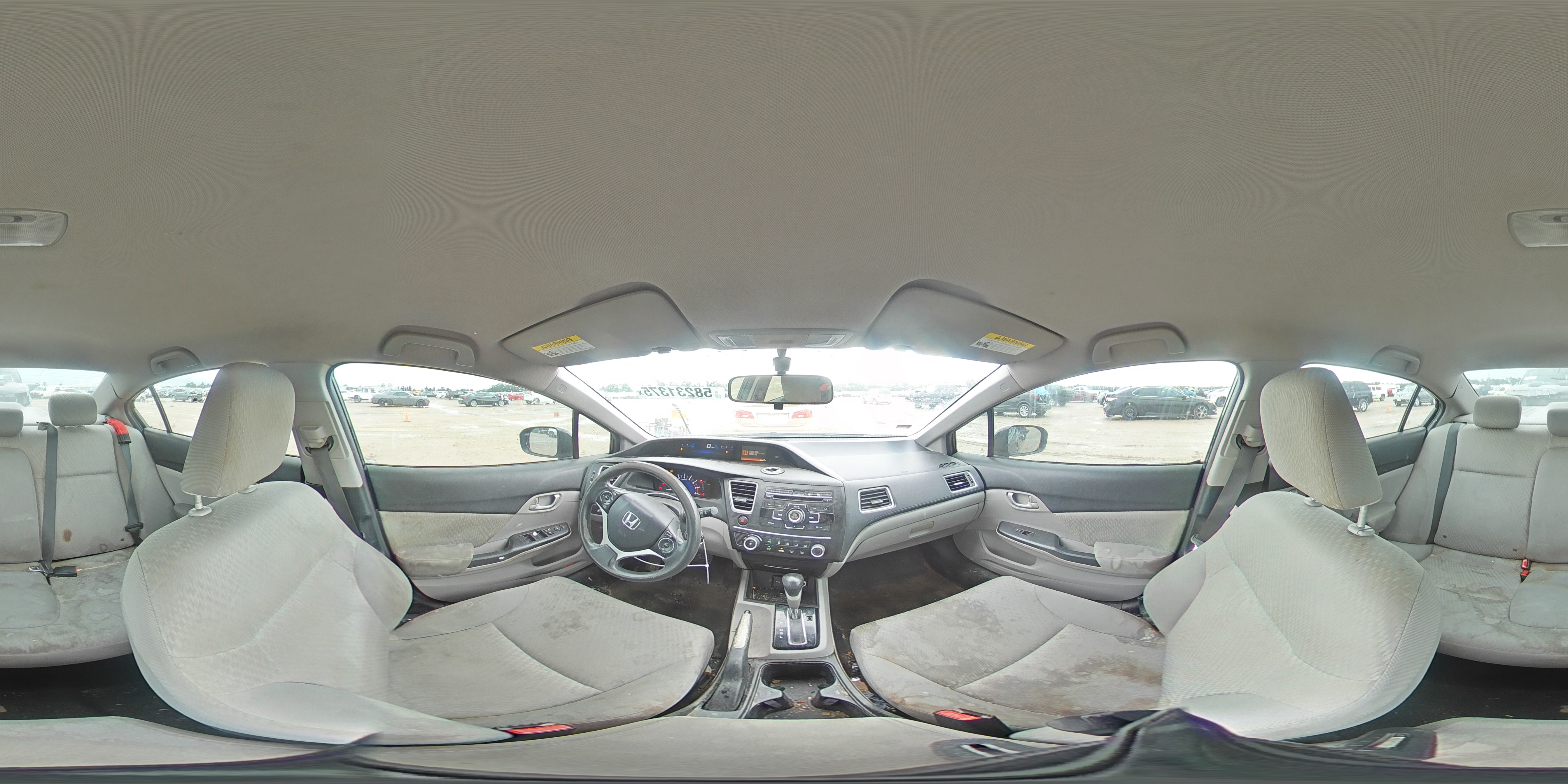 2014 Honda Civic Lx VIN: 2HGFB2F58EH544687 Lot: 58231375