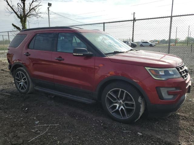  FORD EXPLORER 2017 Red