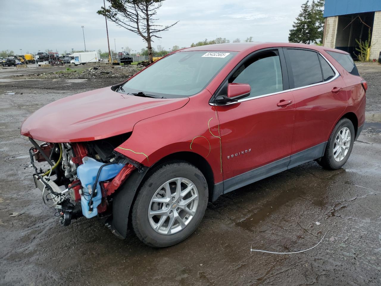 2022 Chevrolet Equinox Lt იყიდება Woodhaven-ში, MI - Front End