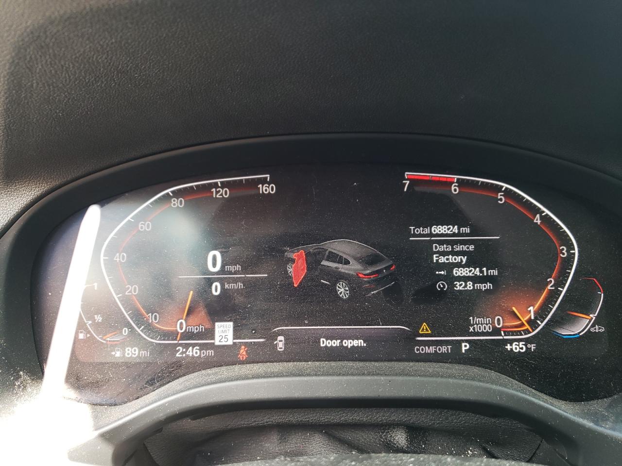 2020 BMW X4 xDrive30I VIN: 5UX2V1C00L9B58044 Lot: 56186595