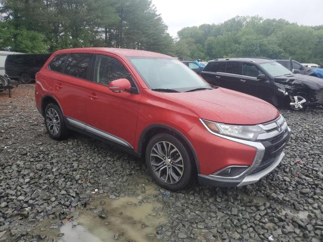  MITSUBISHI OUTLANDER 2016 Czerwony