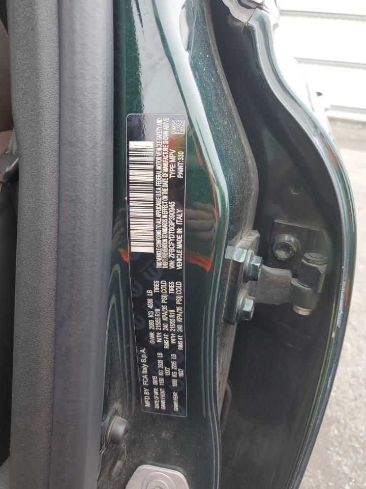 2016 Fiat 500X Lounge VIN: ZFBCFYDT6GP390945 Lot: 55801065