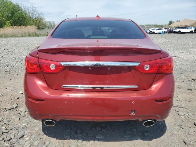 Седани INFINITI Q50 2014 Червоний