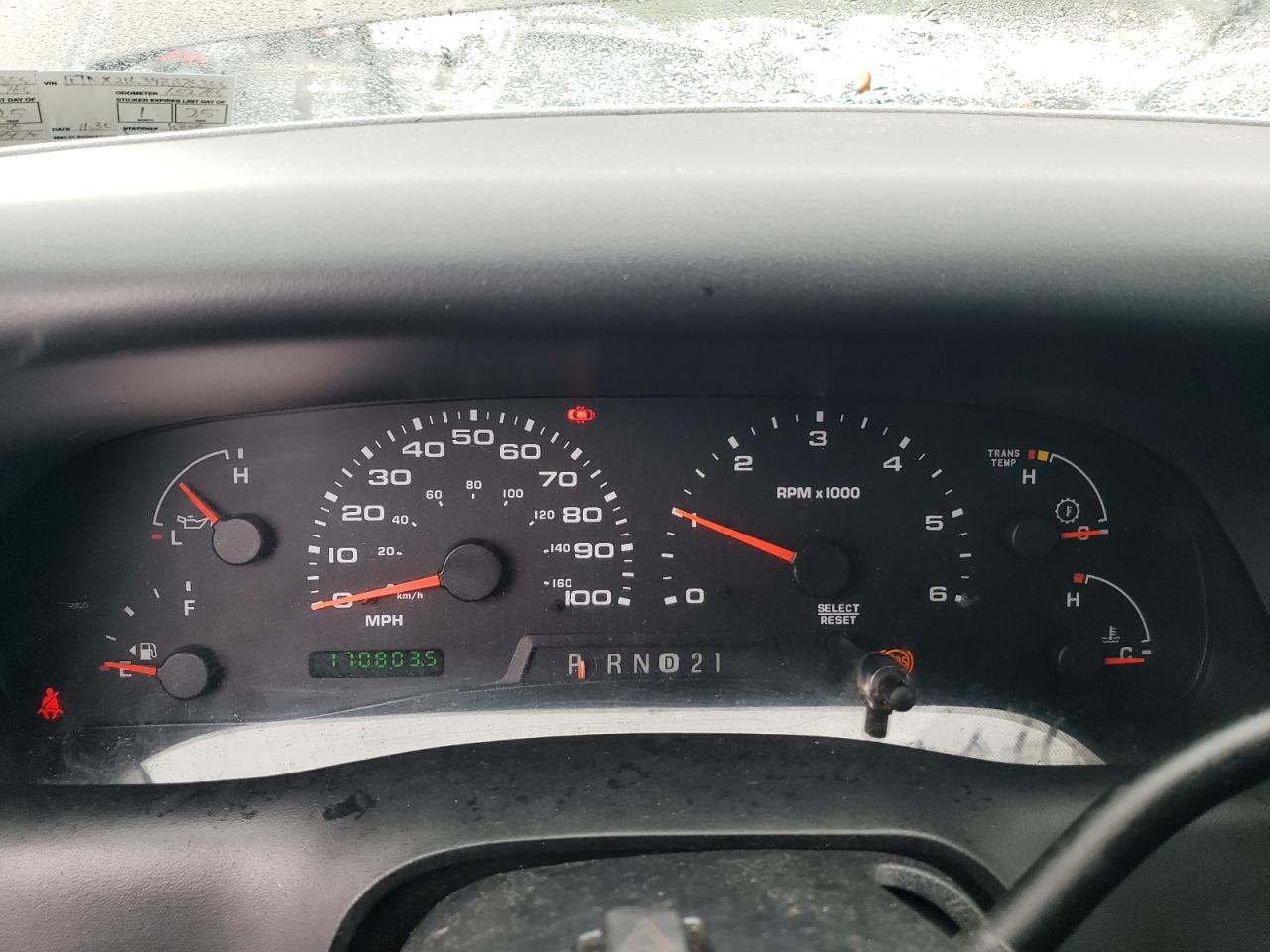 2004 Ford F250 Super Duty VIN: 1FTNX21L34EB78306 Lot: 55999695