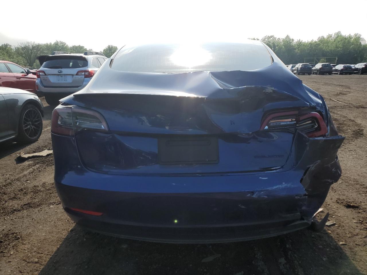 2019 Tesla Model 3 VIN: 5YJ3E1EB4KF191411 Lot: 57305895