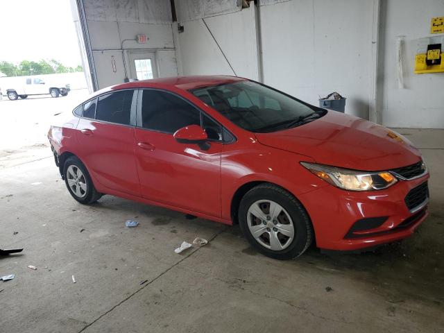  CHEVROLET CRUZE 2018 Czerwony