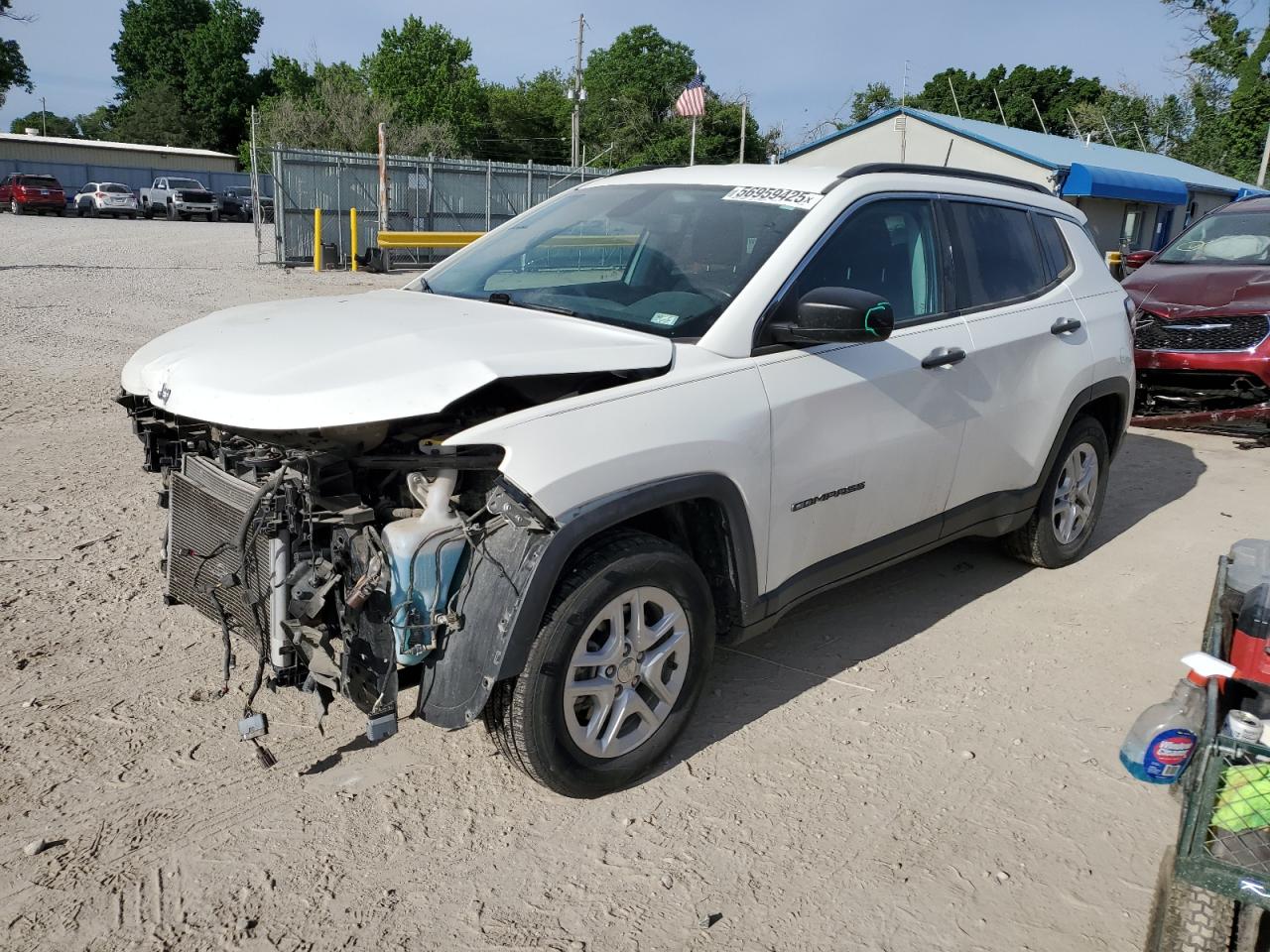 2021 Jeep Compass Sport de vânzare în Wichita, KS - Front End