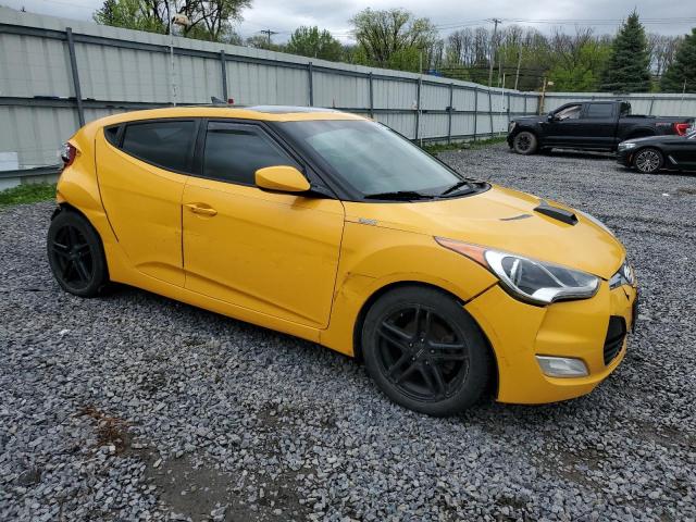 Coupet HYUNDAI VELOSTER 2013 Żółty