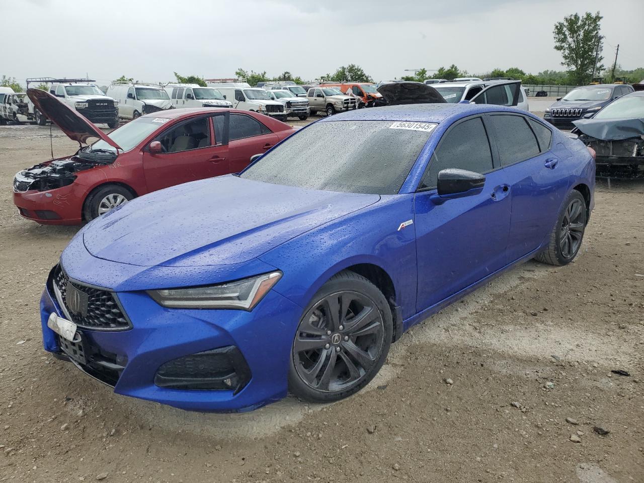 2021 Acura Tlx Tech A for Sale in Kansas City, KS - Burn - Interior