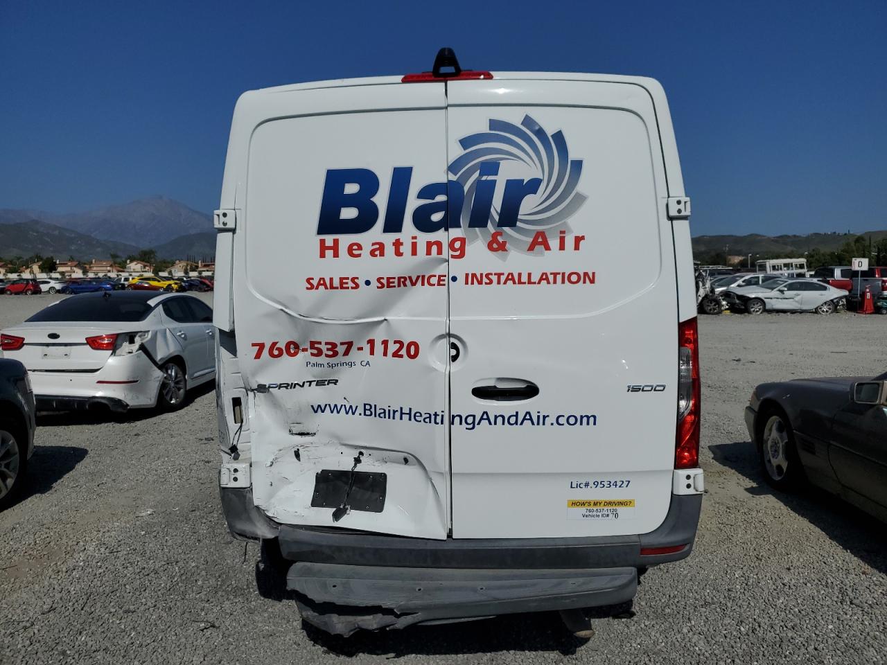 2020 Mercedes-Benz Sprinter 1500 VIN: W1W70BGY1LT032758 Lot: 55772515