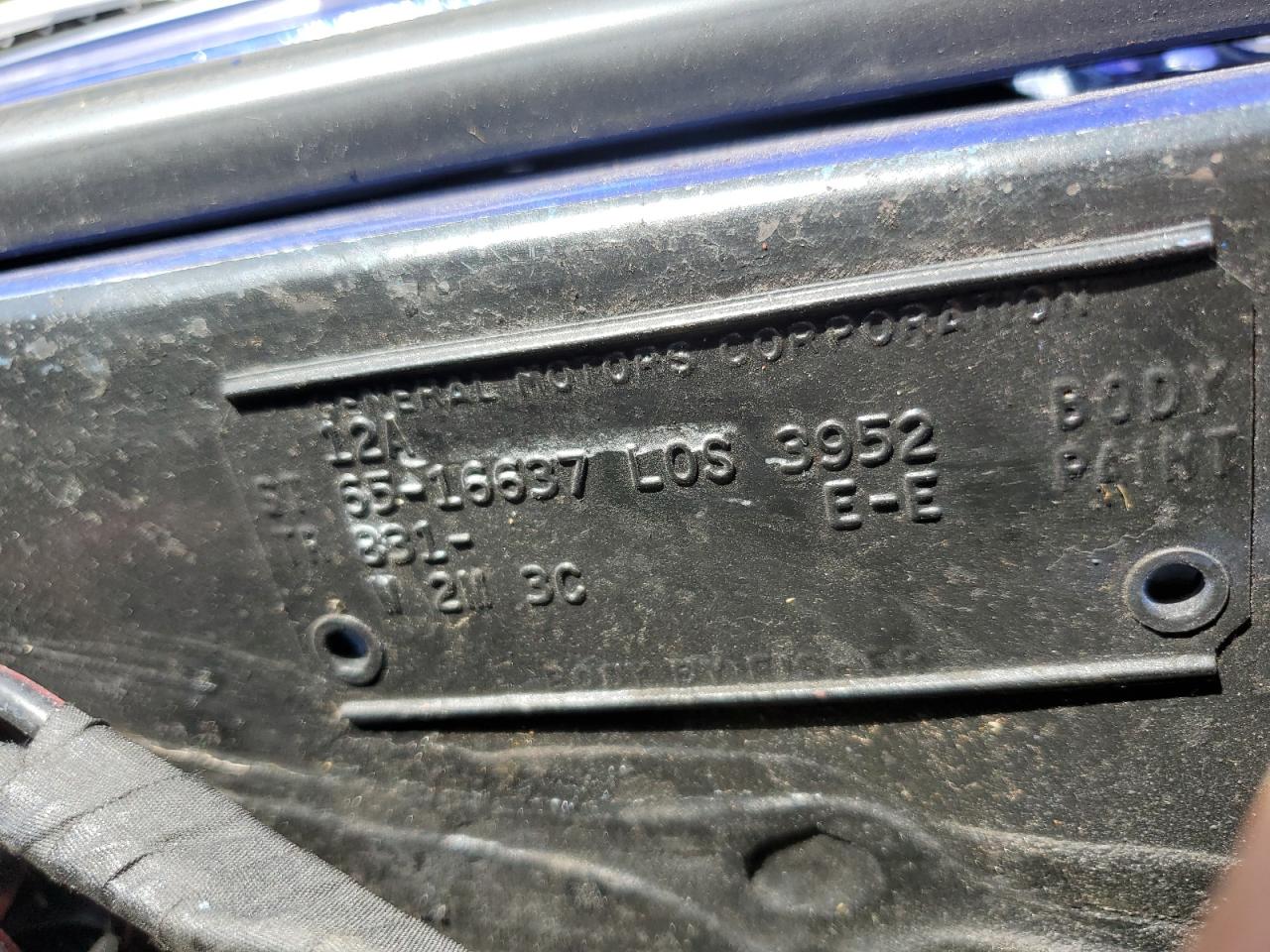 1965 Chevrolet Impala Ss VIN: 166375L119539 Lot: 58353205