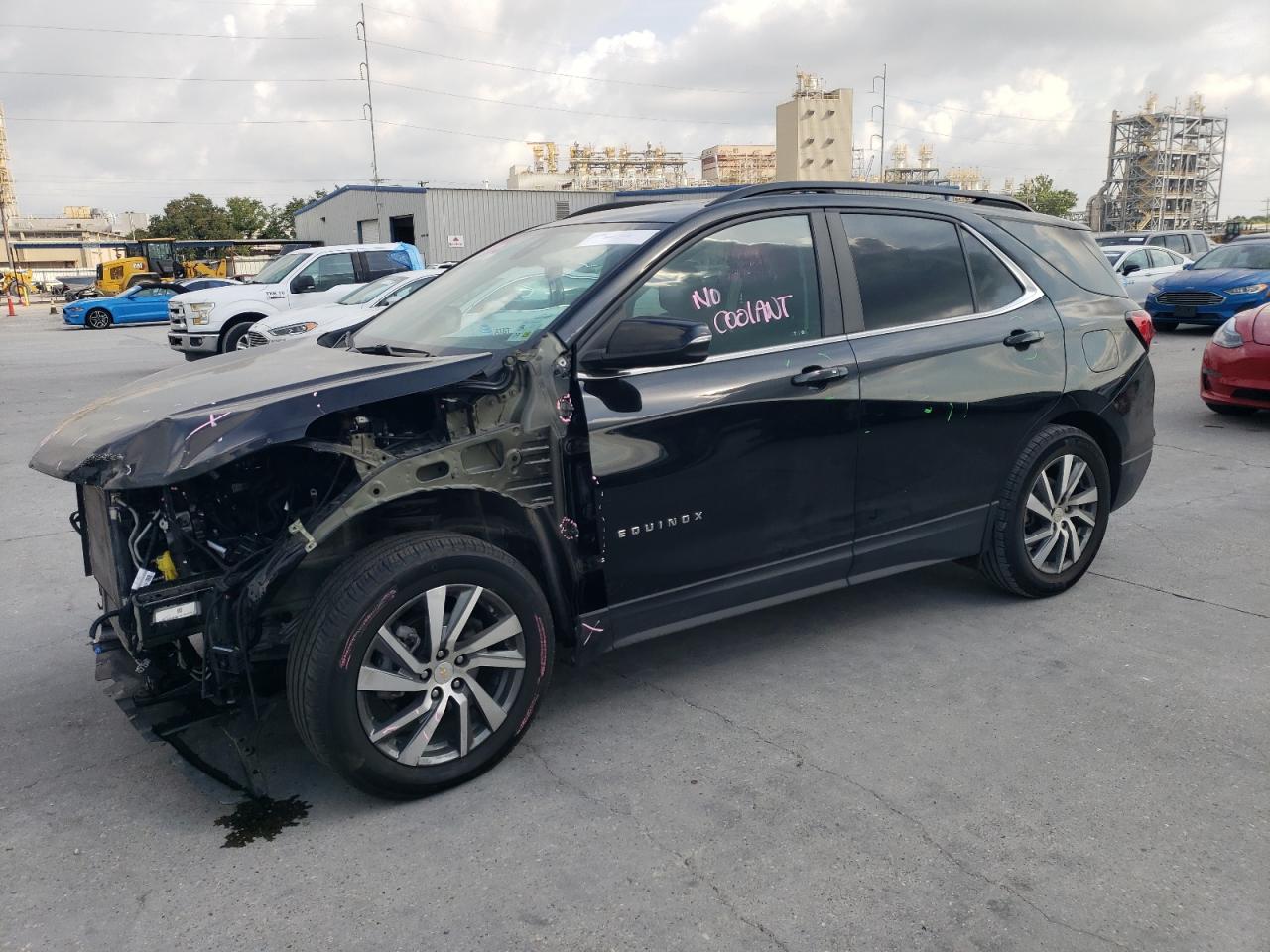 2022 Chevrolet Equinox Lt na sprzedaż w New Orleans, LA - Front End