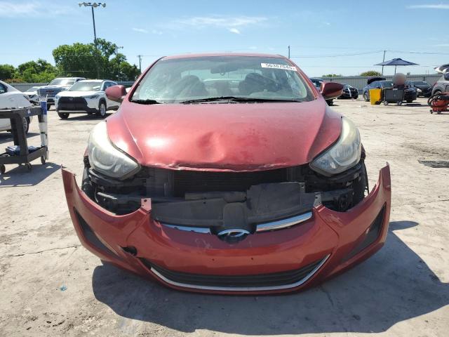 Sedans HYUNDAI ELANTRA 2015 Czerwony