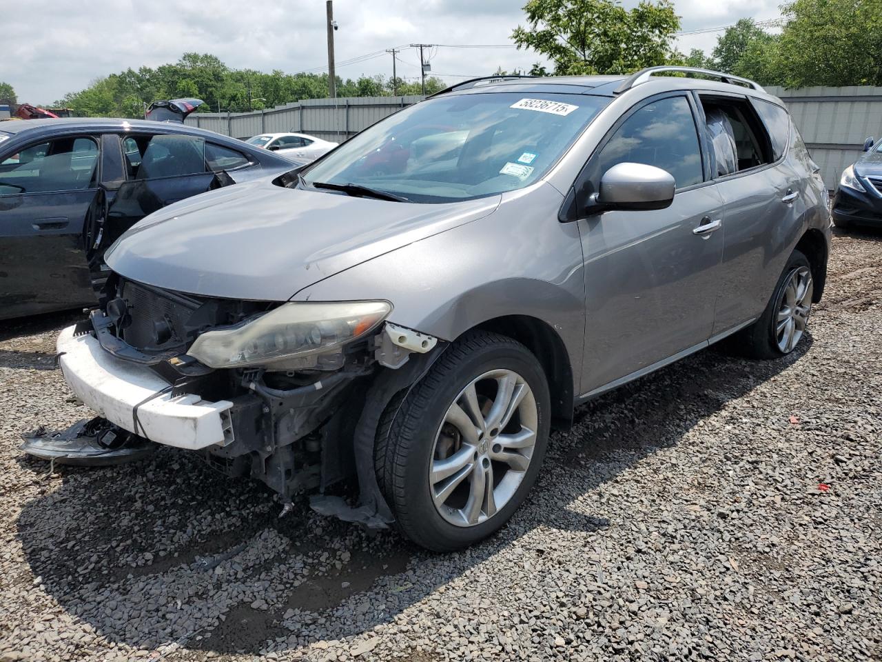 NISSAN MURANO 2011 VIN JN8AZ1MW6BW158684