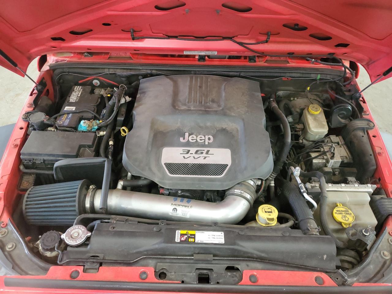 2013 Jeep Wrangler Unlimited Sport VIN: 1C4HJWDG5DL597192 Lot: 57300535
