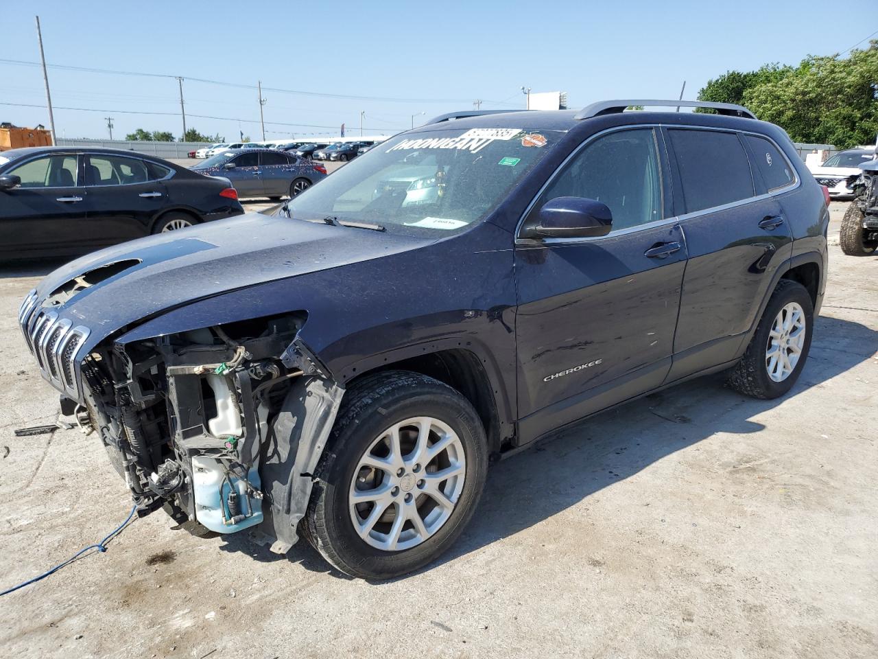 2016 Jeep Cherokee Latitude за продажба в Oklahoma City, OK - Front End