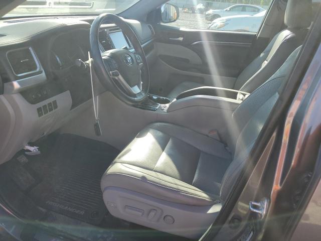 Паркетники TOYOTA HIGHLANDER 2015 Серый