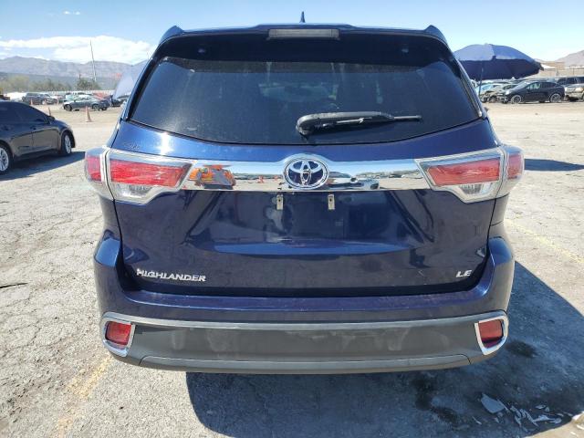 Parquets TOYOTA HIGHLANDER 2016 Blue
