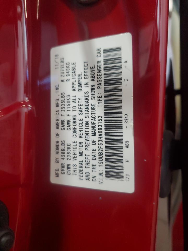 2017 Acura Tlx Tech VIN: 19UUB2F53HA002315 Lot: 56710575