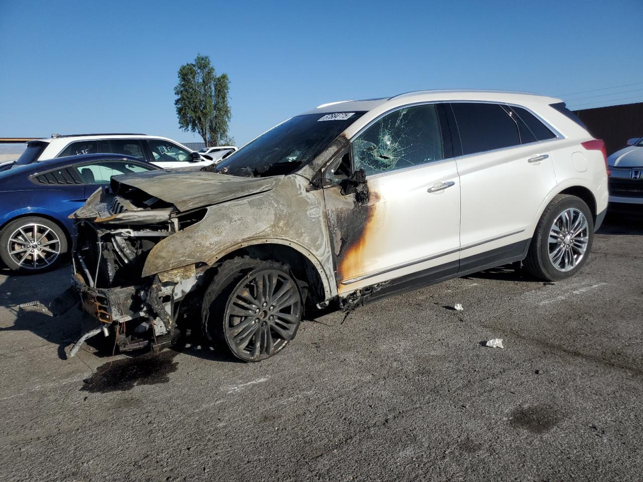 2017 Cadillac Xt5 Premium Luxury на продаже в North Las Vegas, NV - Burn - Engine