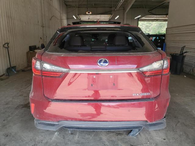  LEXUS RX450 2016 Червоний