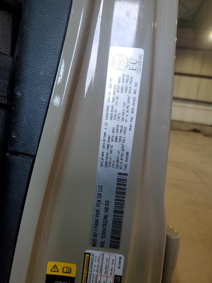 2022 Jeep Gladiator Sport VIN: 1C6HJTAG3NL148153 Lot: 56533475