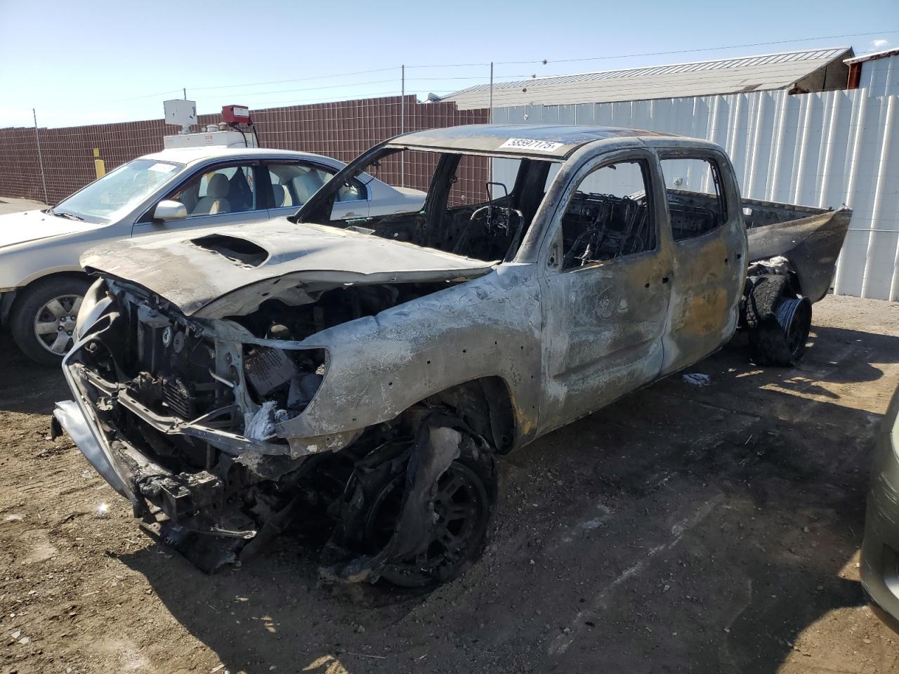 2009 Toyota Tacoma Double Cab Prerunner Long Bed de vânzare în North Las Vegas, NV - Burn