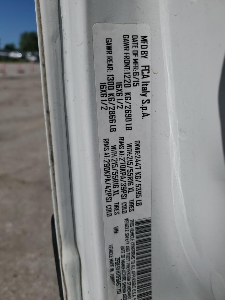 2015 Ram Promaster City Slt VIN: ZFBERFBT1F6A67210 Lot: 56758295