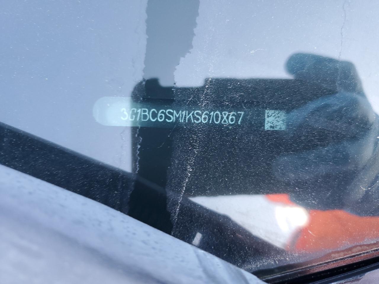 2019 Chevrolet Cruze Ls VIN: 3G1BC6SM1KS610867 Lot: 61959885