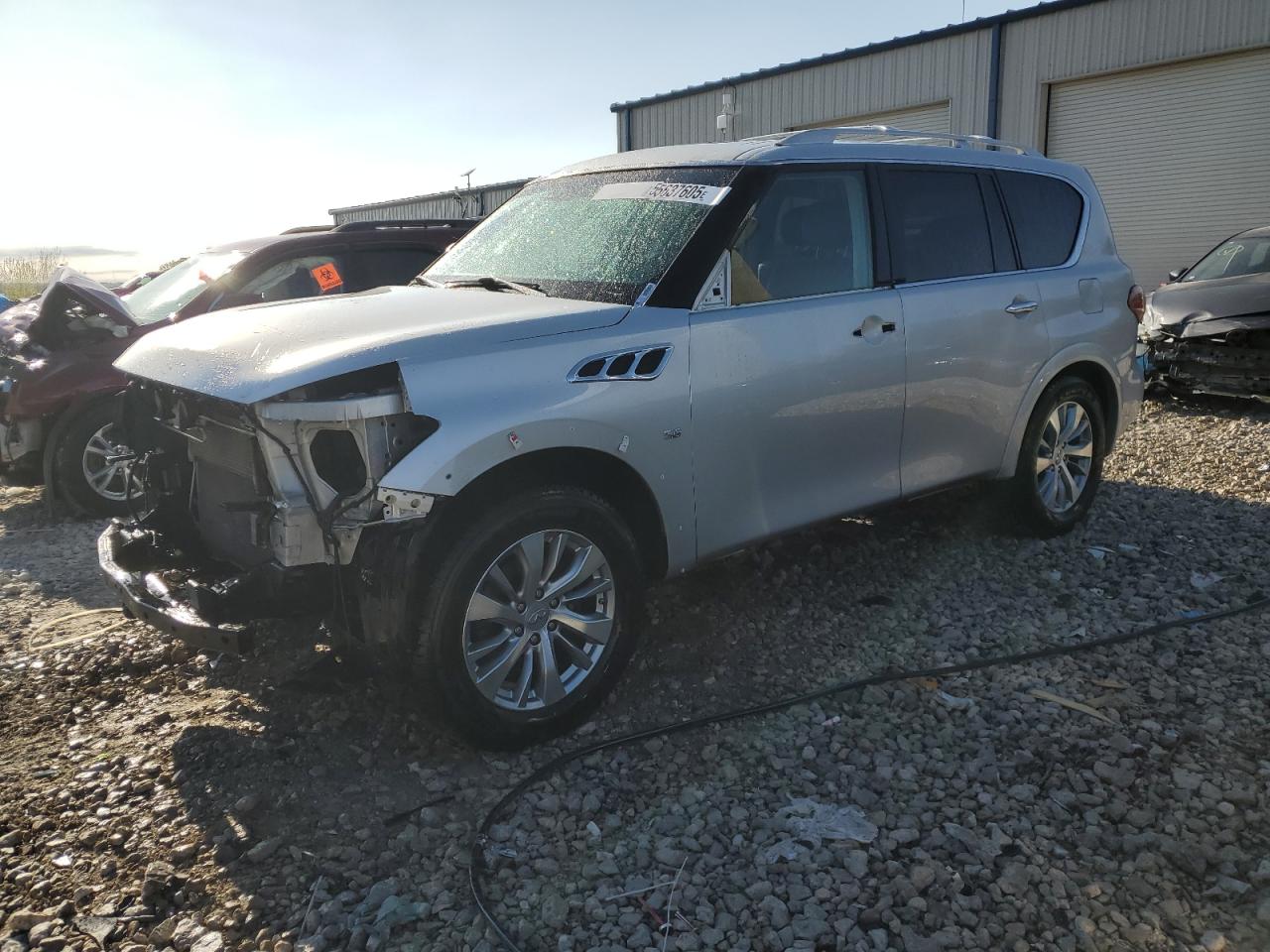 2015 Infiniti Qx80 за продажба в Wayland, MI - Front End