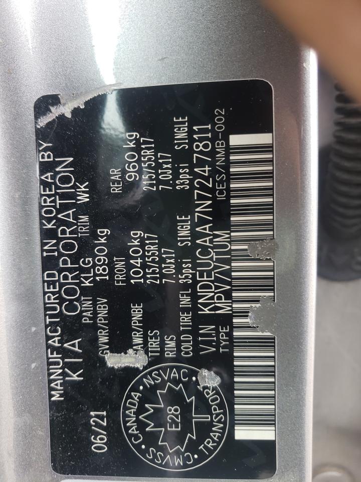 2022 Kia Seltos S VIN: KNDEUCAA7N7247811 Lot: 57152425