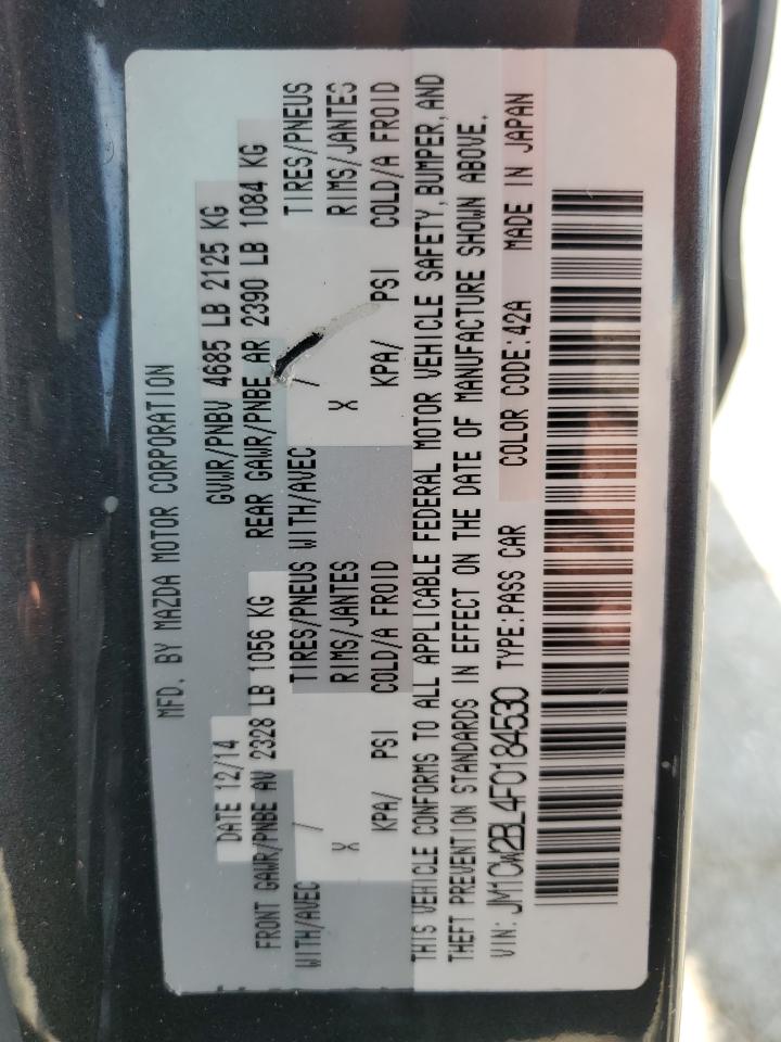 2015 Mazda 5 Sport VIN: JM1CW2BL4F0184530 Lot: 56965755