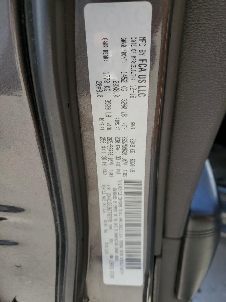 2017 Dodge Durango Gt VIN: 1C4RDJDG3HC732979 Lot: 56178465