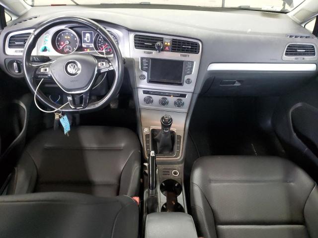 Hatchbacks VOLKSWAGEN GOLF 2017 Czarny
