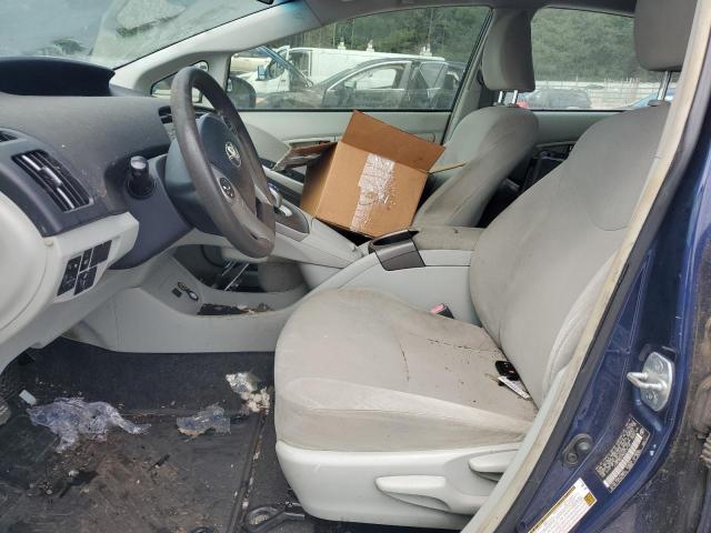 Hatchbacks TOYOTA PRIUS 2014 Blue