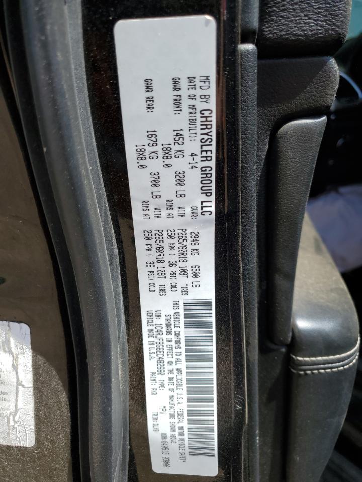 2014 Jeep Grand Cherokee Limited VIN: 1C4RJFBG6EC482660 Lot: 54801245