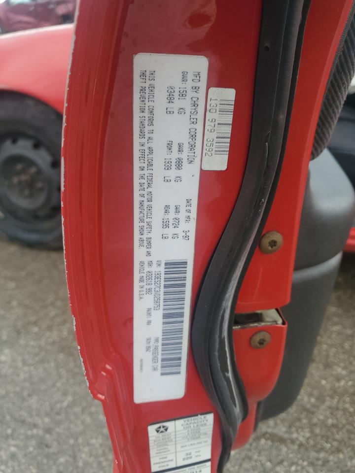 1997 Dodge Neon Base VIN: 1B3ES27C3VD258753 Lot: 55933365