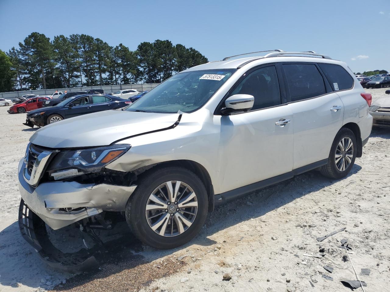 2019 Nissan Pathfinder S na sprzedaż w Loganville, GA - Front End