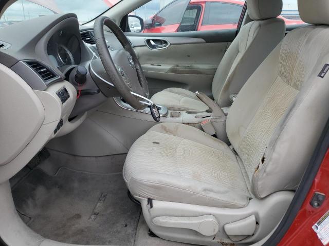 Sedans NISSAN SENTRA 2014 Red
