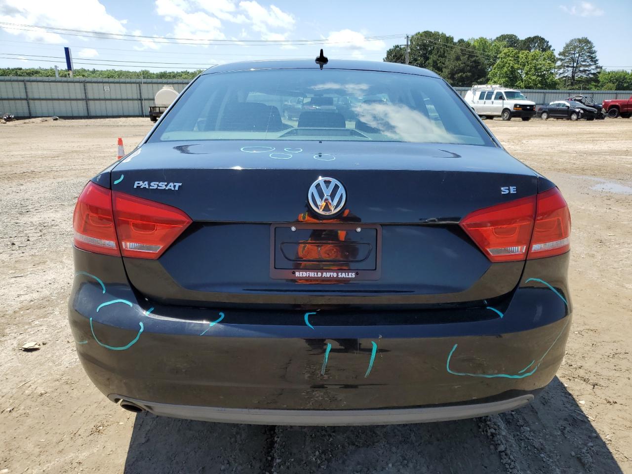 2013 Volkswagen Passat Se VIN: 1VWBH7A3XDC016906 Lot: 56977465