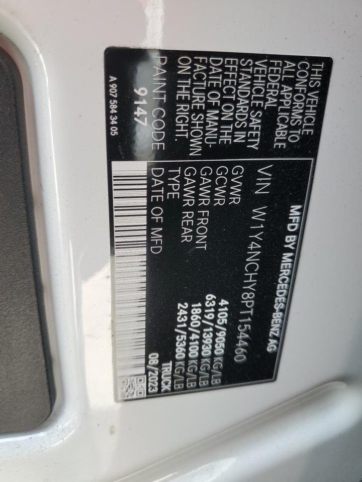 2023 Mercedes-Benz Sprinter 2500 VIN: W1Y4NCHY8PT154460 Lot: 55583285