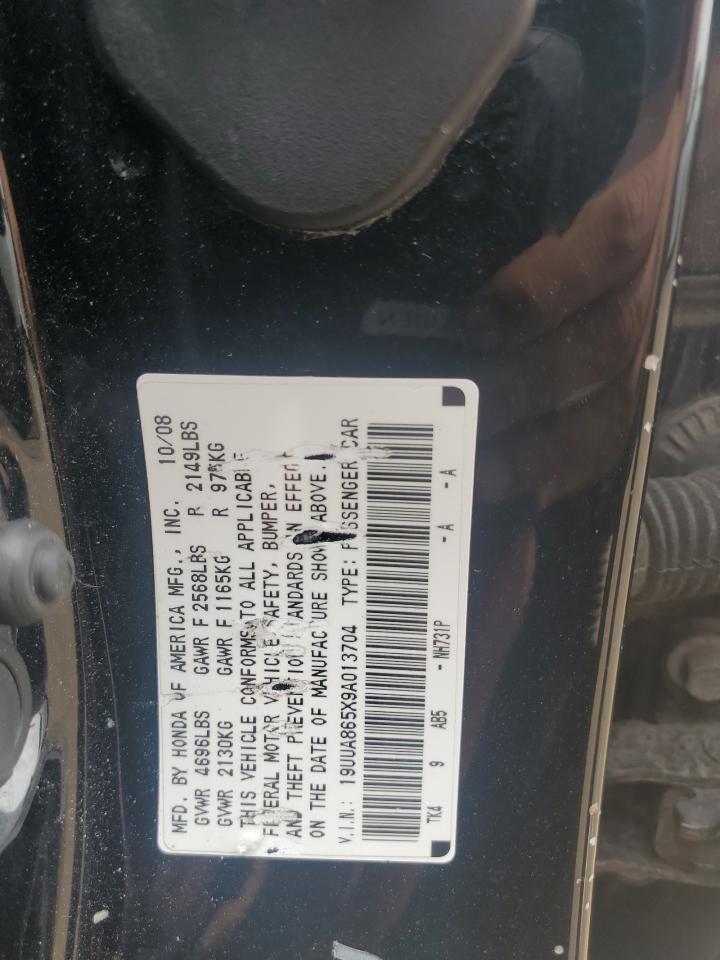 2009 Acura Tl VIN: 19UUA865X9A013704 Lot: 57172705
